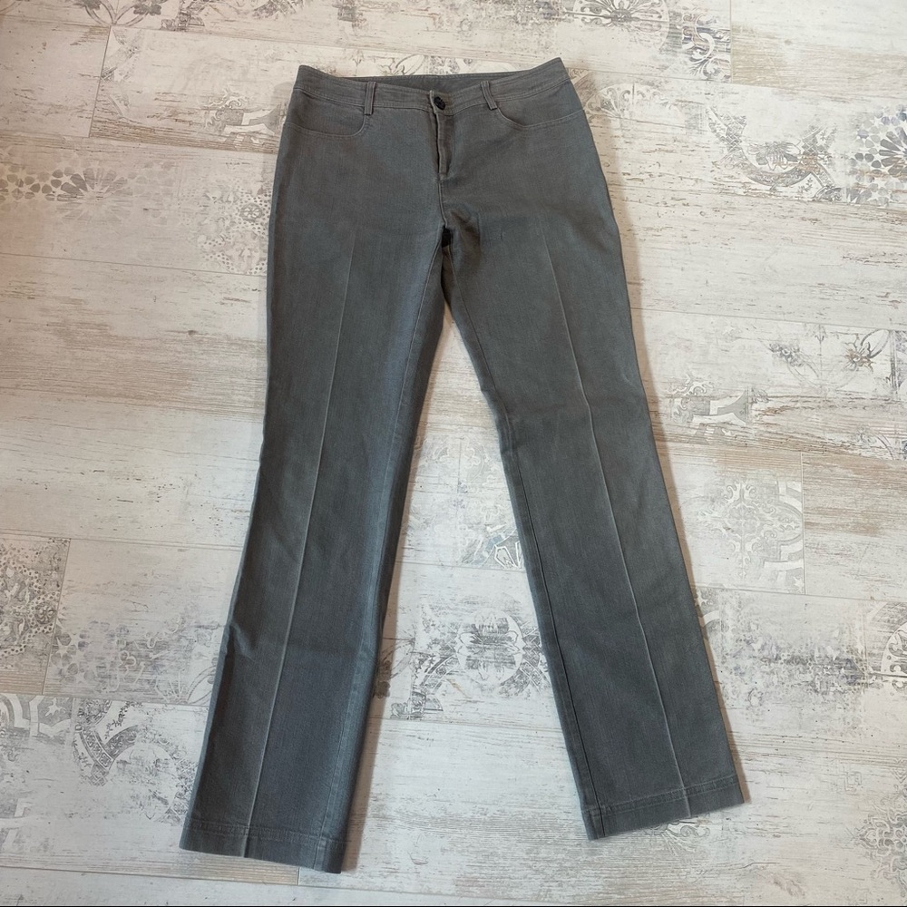 SoCa St John Light Grey Zippered Detail Jeans